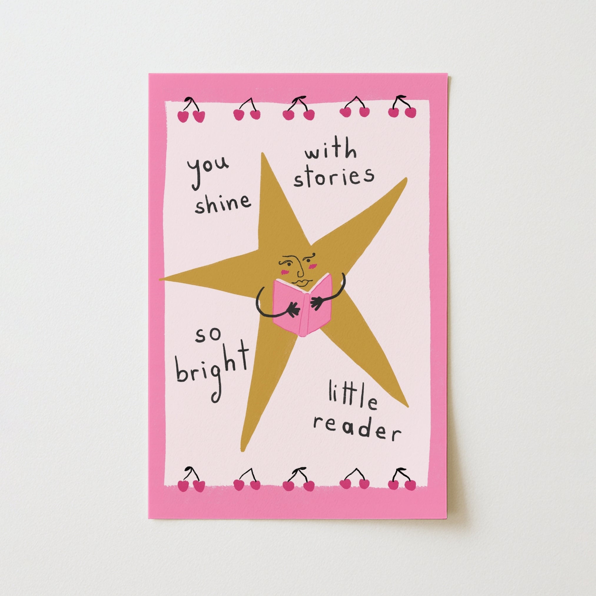Little Reader Star  – Cute Bookish Print