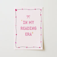 In My Reading Era - Pink Preppy Print