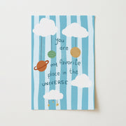 Space Quote – Nursery & kids wall art