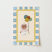 Astronaut Bear Space – Nursery & kids wall art