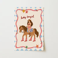 Lucky Cowgirl Wall Art