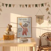 Twinkle Little Star Mouse – Art mural pour chambre de bébé et enfants