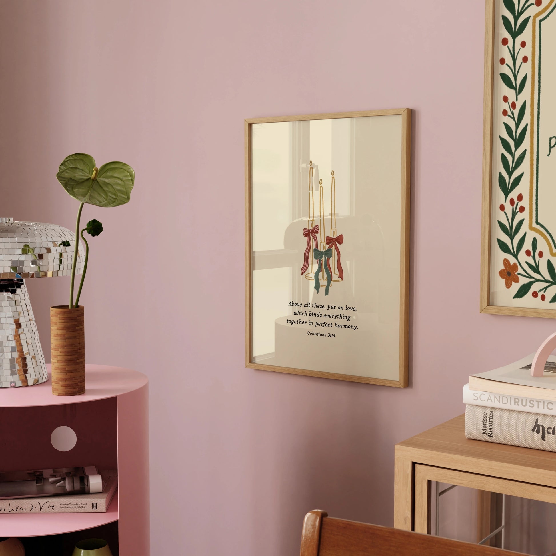 Decorazione per la casa con versetti della Bibbia