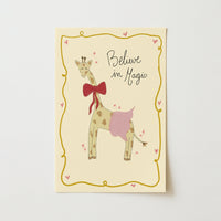 Believe in Magic Nursery Print