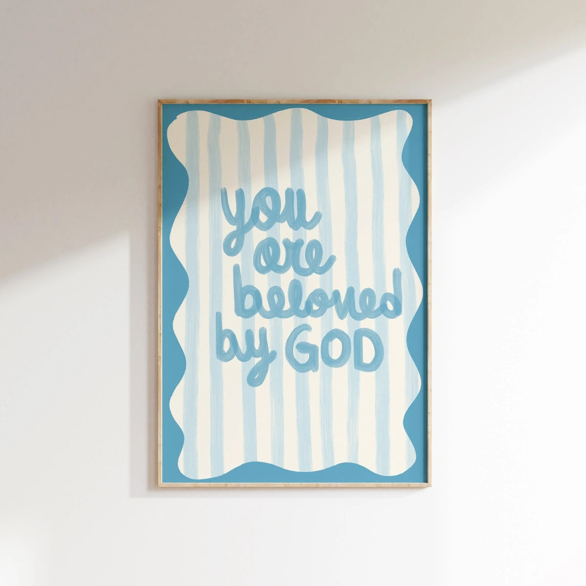 You Are Beloved by God Wall Art – Christian Print, Christian Wall Decor