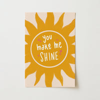 You Make Me Shine Nursery Print