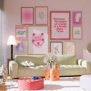 Pink Bookish Wall Art Bundle – 100+ Printable Designs