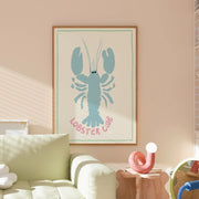 The Lobster Club Blue – Coastal Wall Art