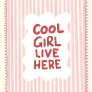 Cool Girl Live Here – Póster infantil