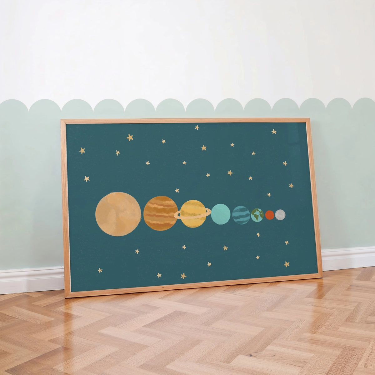 Solar System Nursery Wall Art, Space Nursery Decor – Wall Art Prints ...