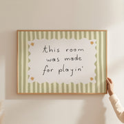 Vintage Striped – Nursery & kids wall art