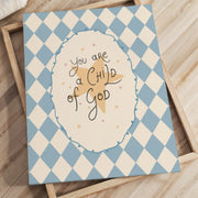 Chid of God and Stars - Nursery & Kids Canvas Wall Art