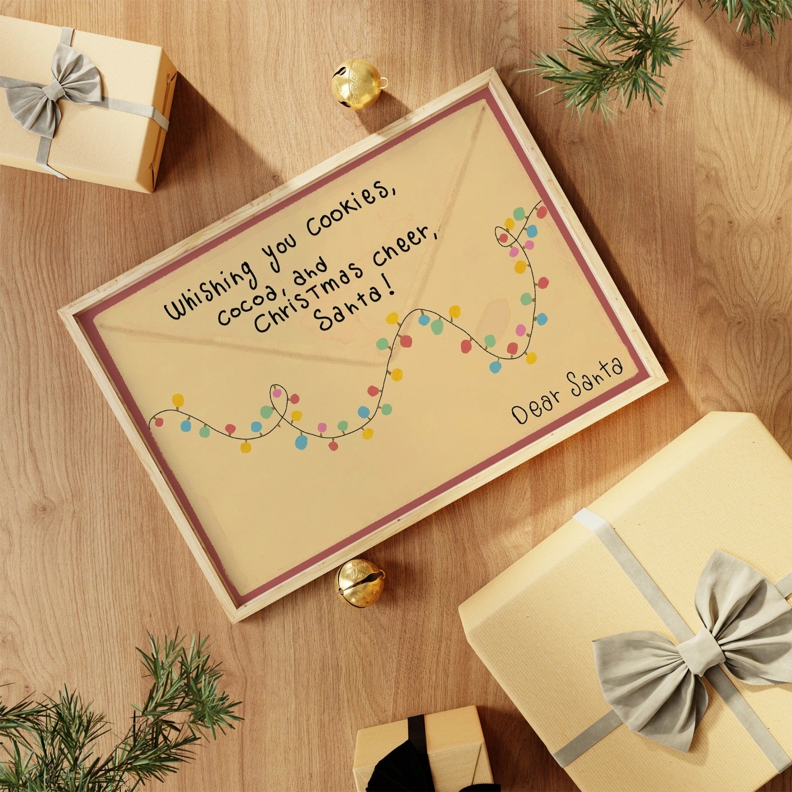 Cute Holiday Letter Print