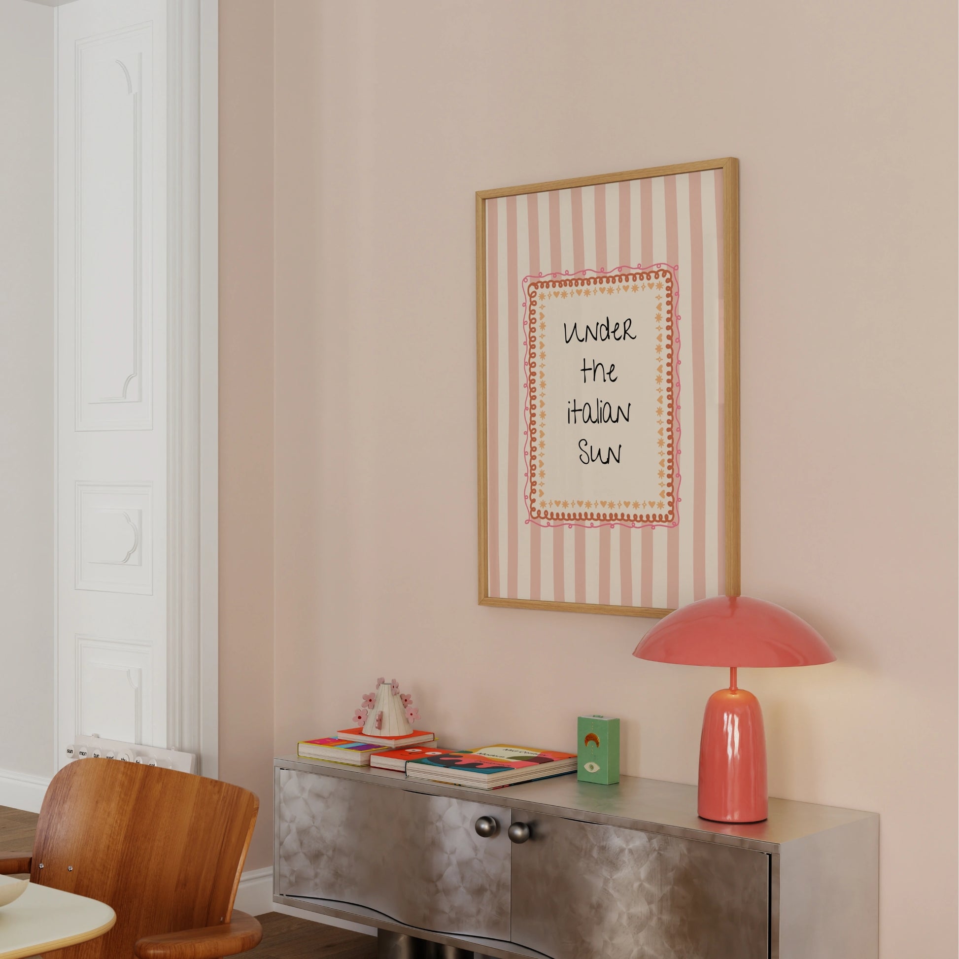 Affiche tendance avec citation d'été