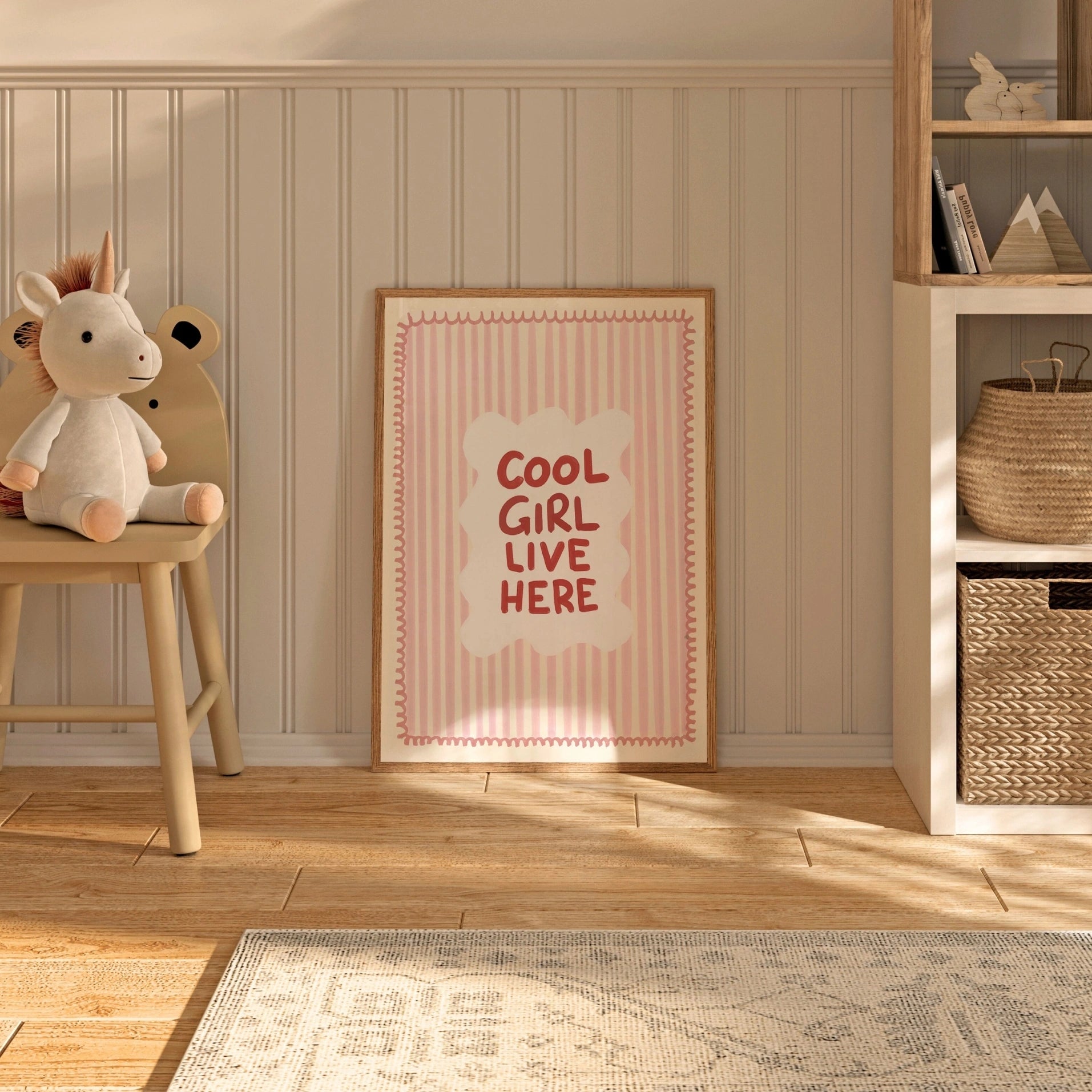 La fille cool vit ici