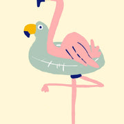 Flamingo Float – Coastal Wall Art