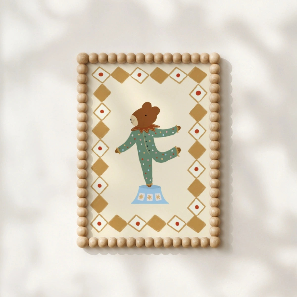 Circus Bear Nursery Print, Circus Nursery Decor