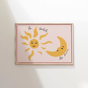 French Sun and Moon – Nursery & kids wall art