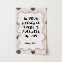 Poster con Versetto della Bibbia, Decorazione da Parete Cristiana