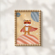 Superhero Tiger Space – Nursery & kids wall art