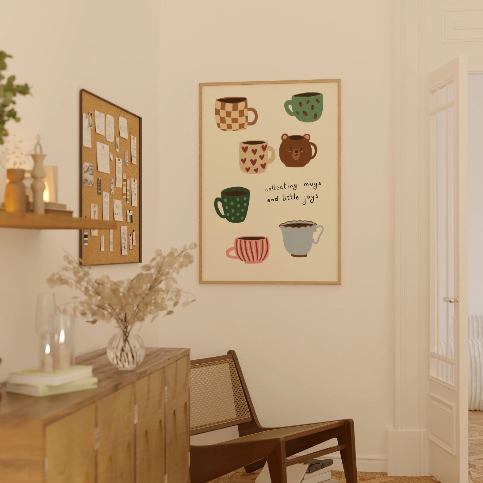 Vintage Coffee Cup Poster