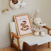 Little Cowboy on a Rocking Horse – Nursery & Kids Wall Art