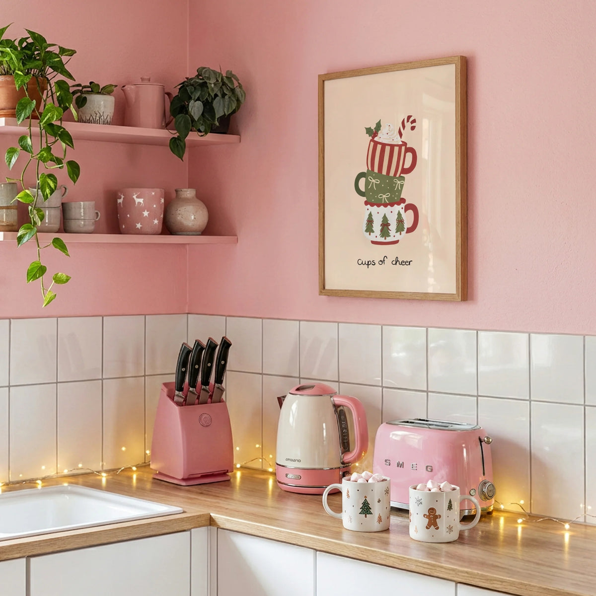 Cups of Cheer – Juleplakat