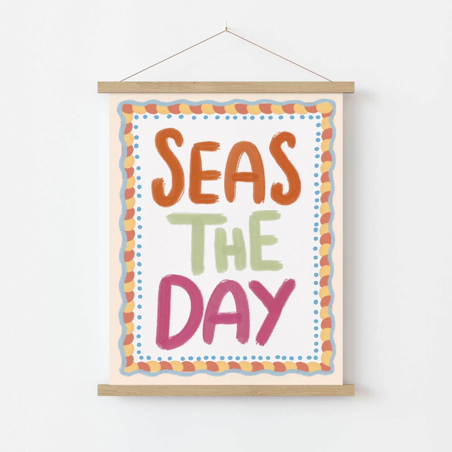 Trendy Coastal Quote Print, Coastal Wall Decor