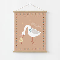 Baby Duck & Goose Illustration