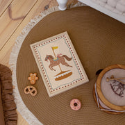 Cute Carousel Illustration – Nursery & kids wall art