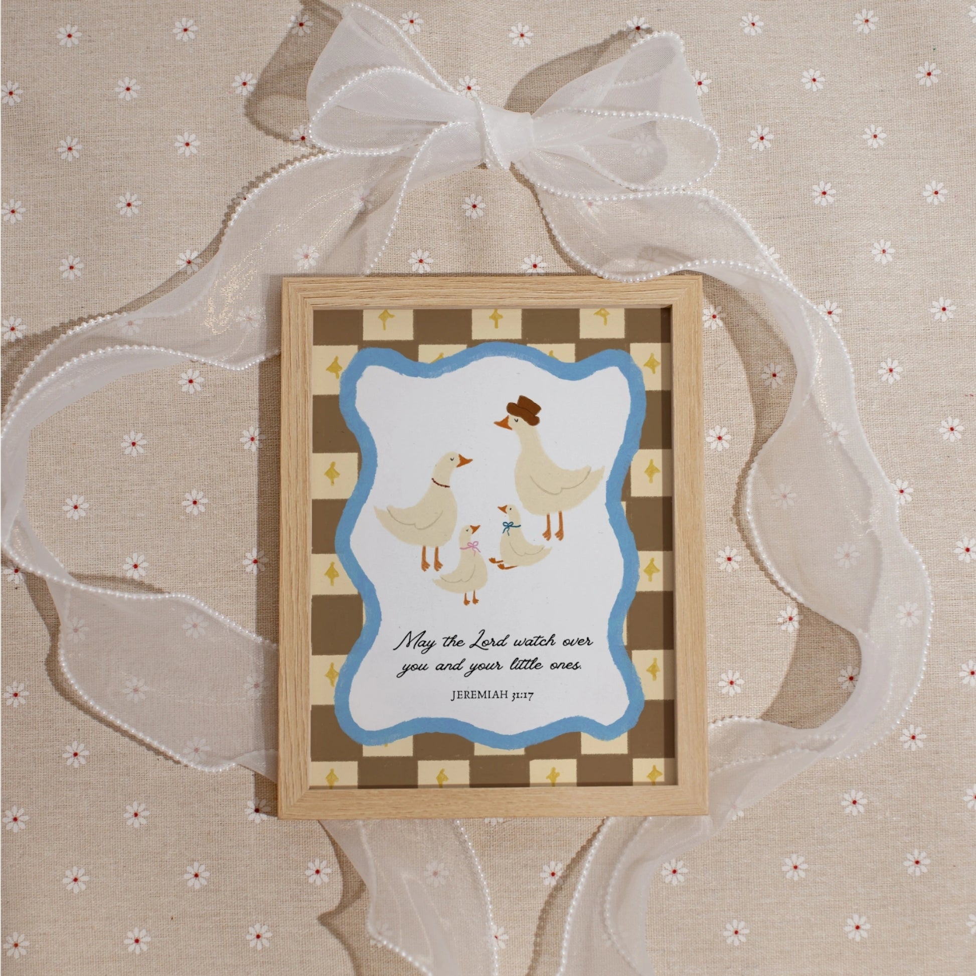 Cute Religious Nursery Poster