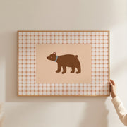Brown Bear – Nursery & kids wall art