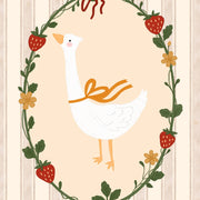 Goose and Strawberry – Affiche pour enfant