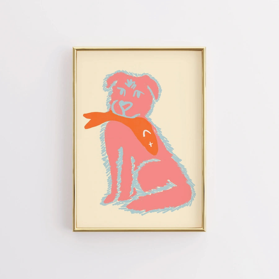 Funny Pop Animal Print - Bold Coastal Poster