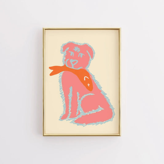Funny Pop Animal Print - Bold Coastal Poster