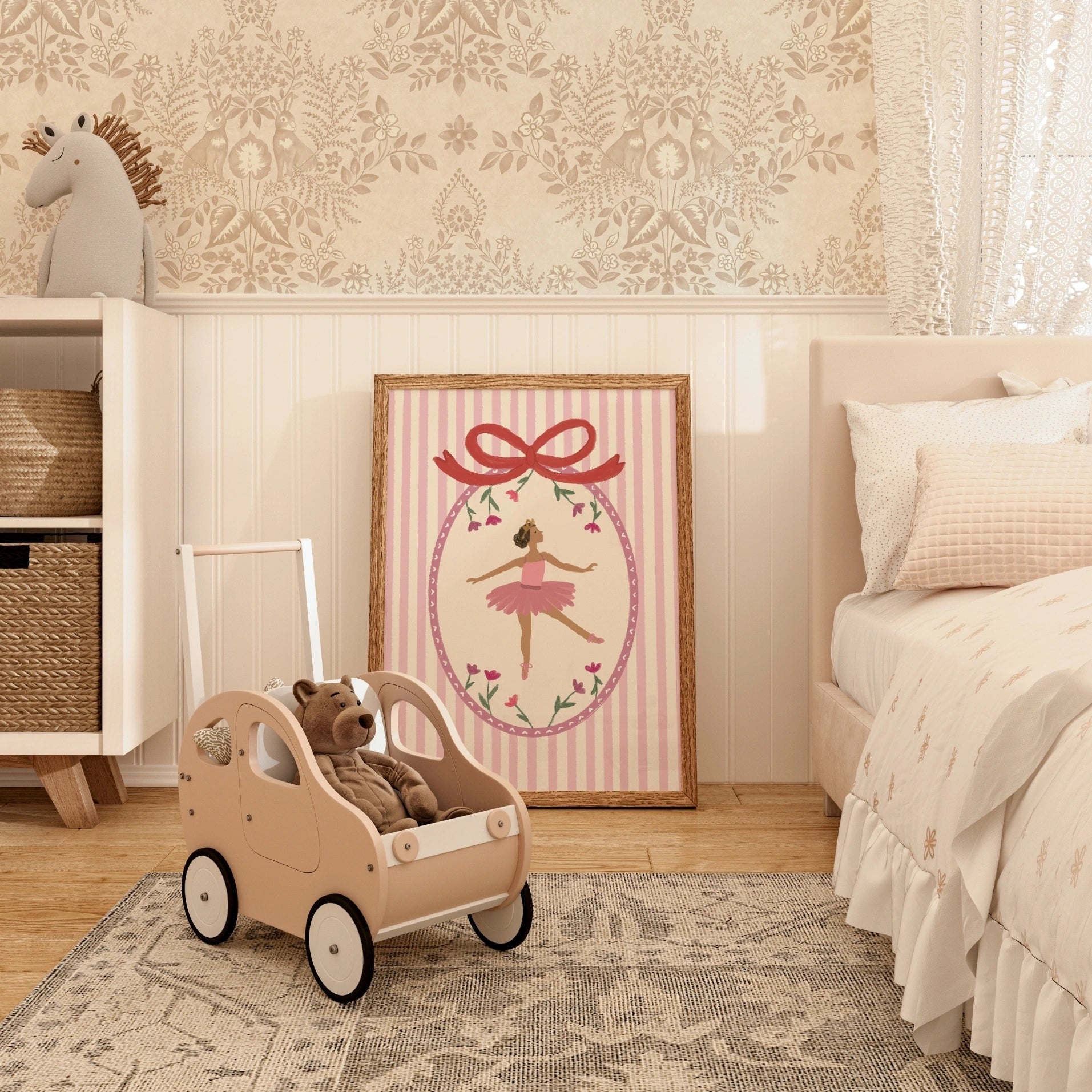 Imprimé de ballet vintage