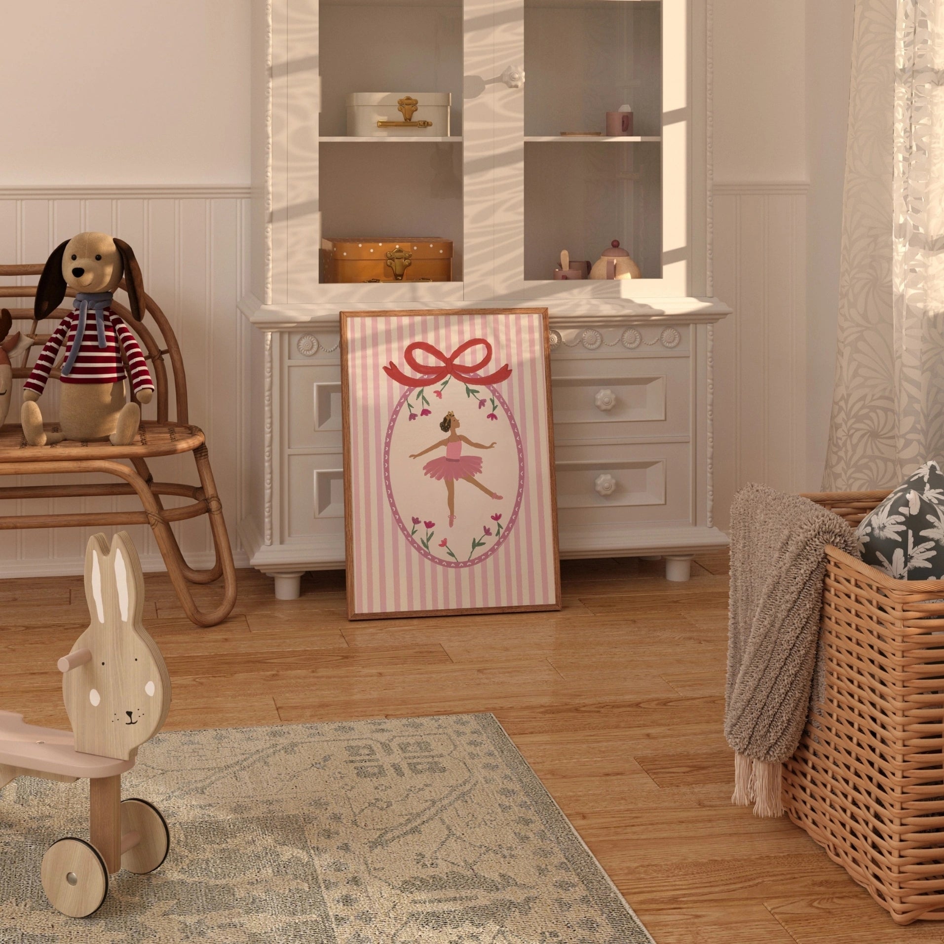 Imprimé de ballet vintage