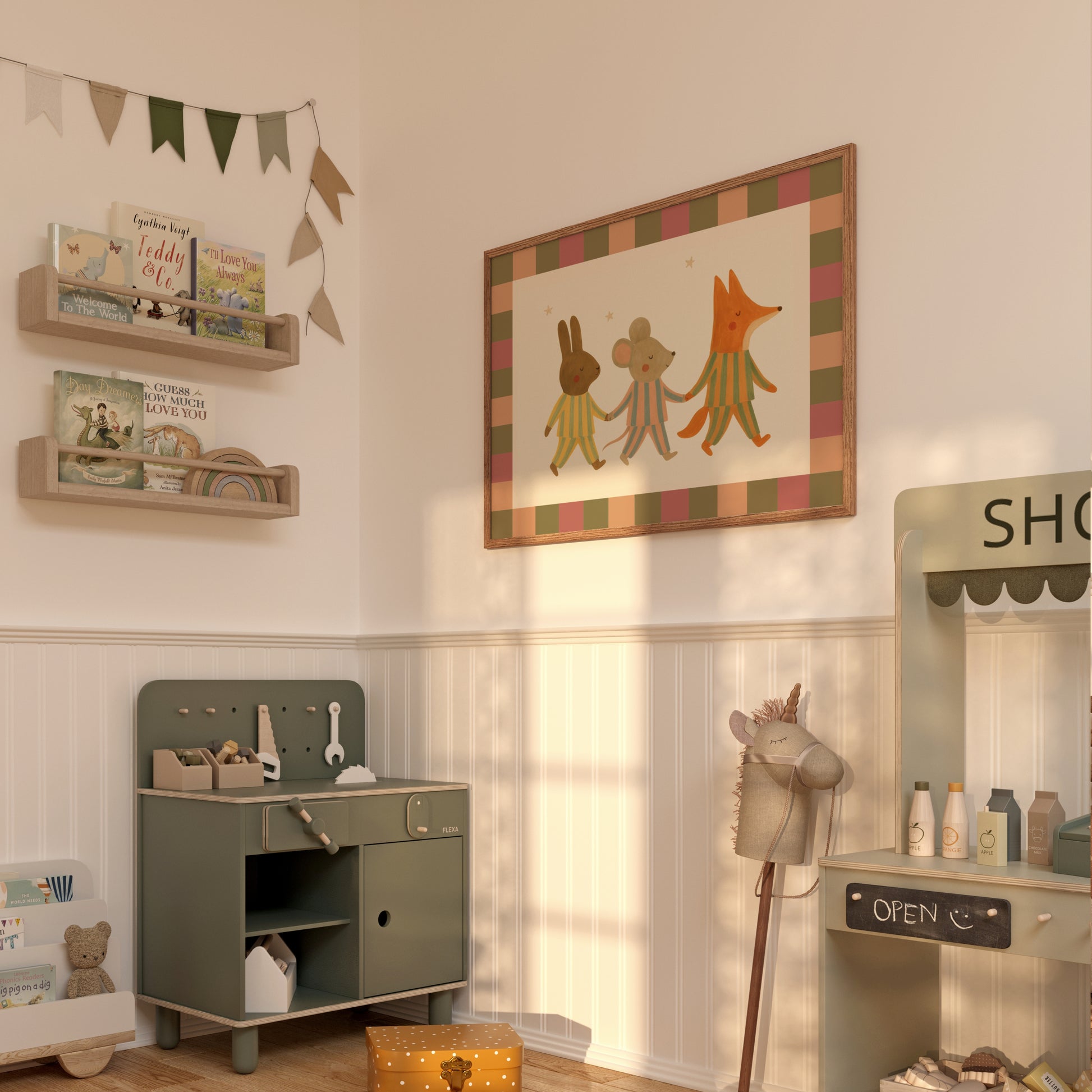 Stampa per bambini "Amici del bosco",