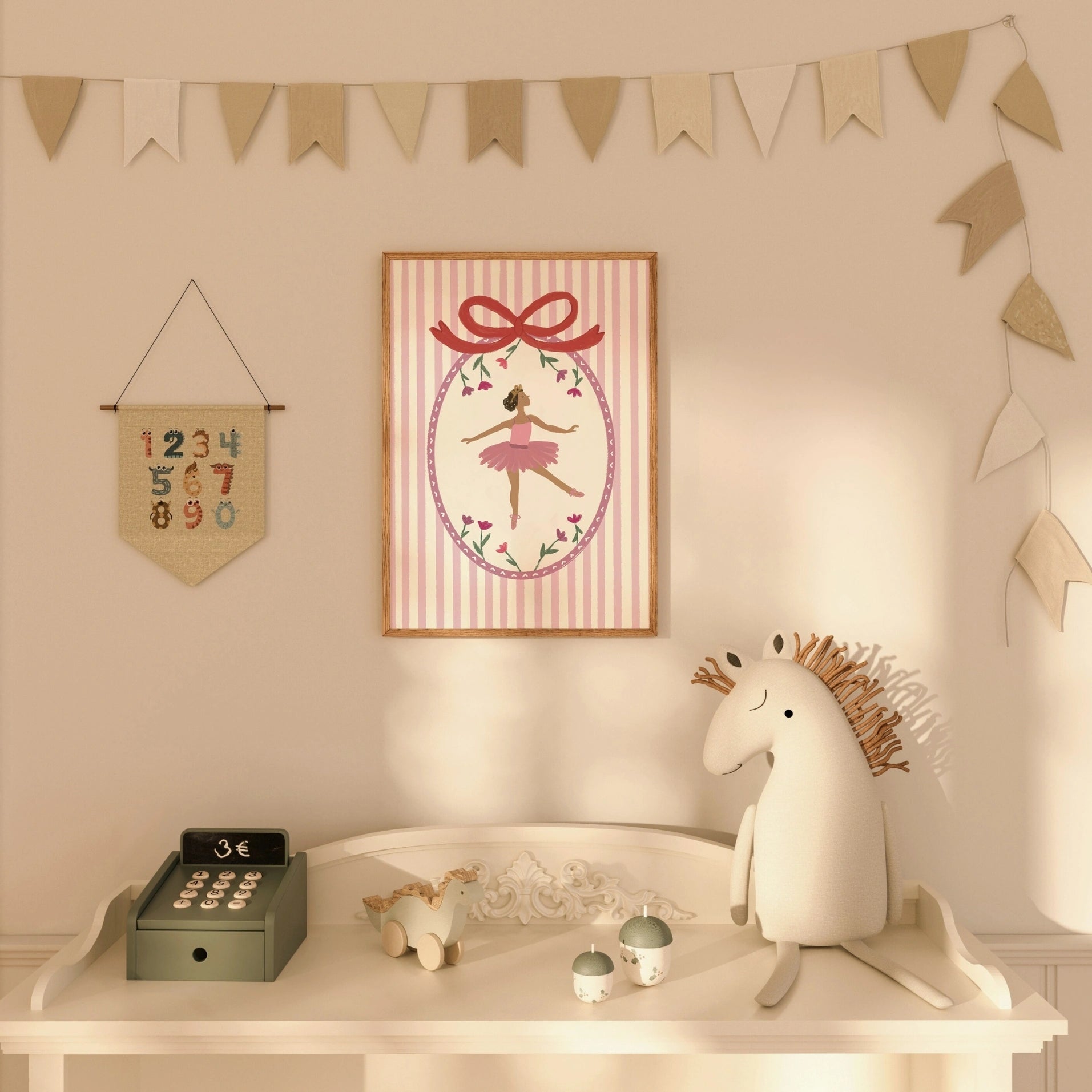 Imprimé de ballet vintage