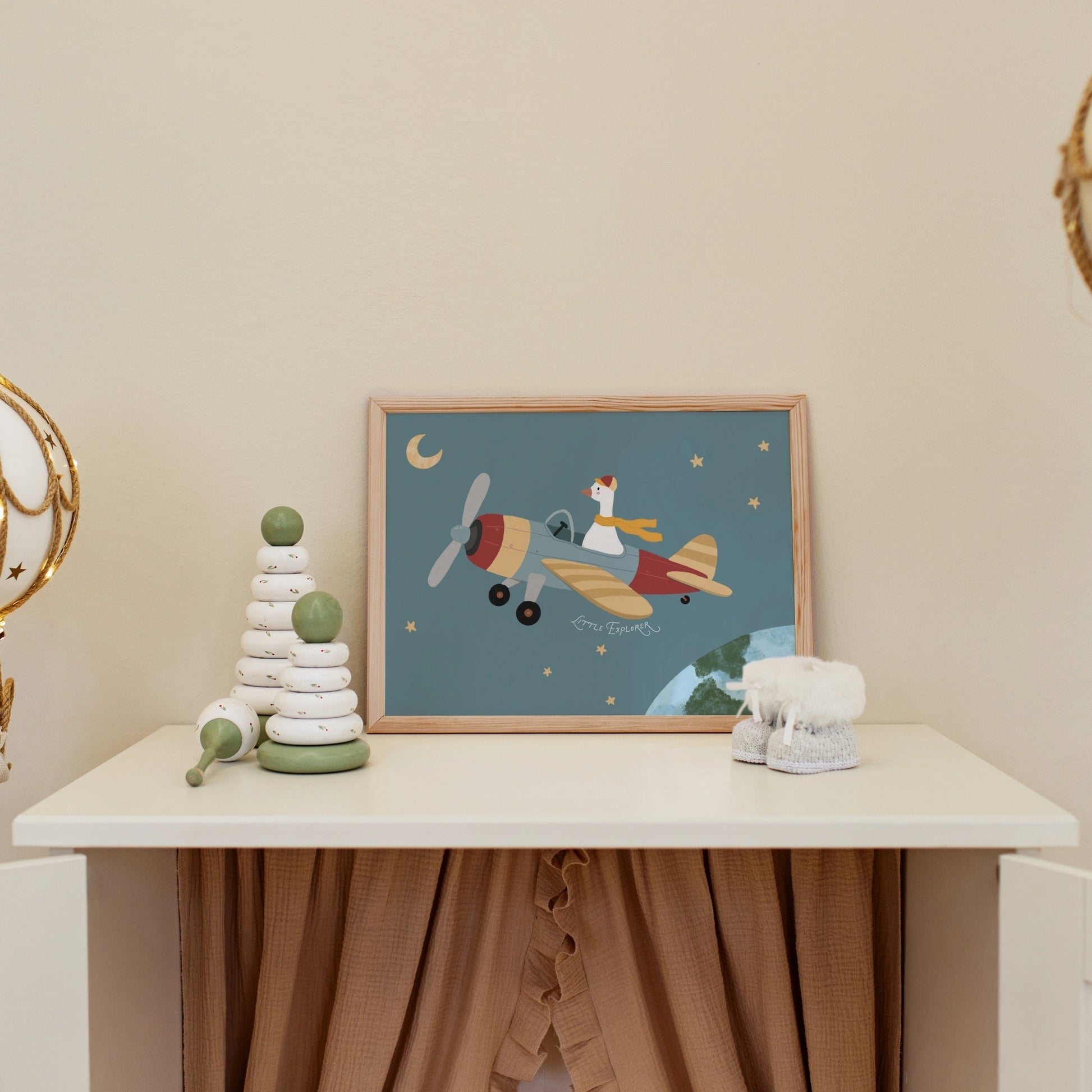 Goose Airplane Print