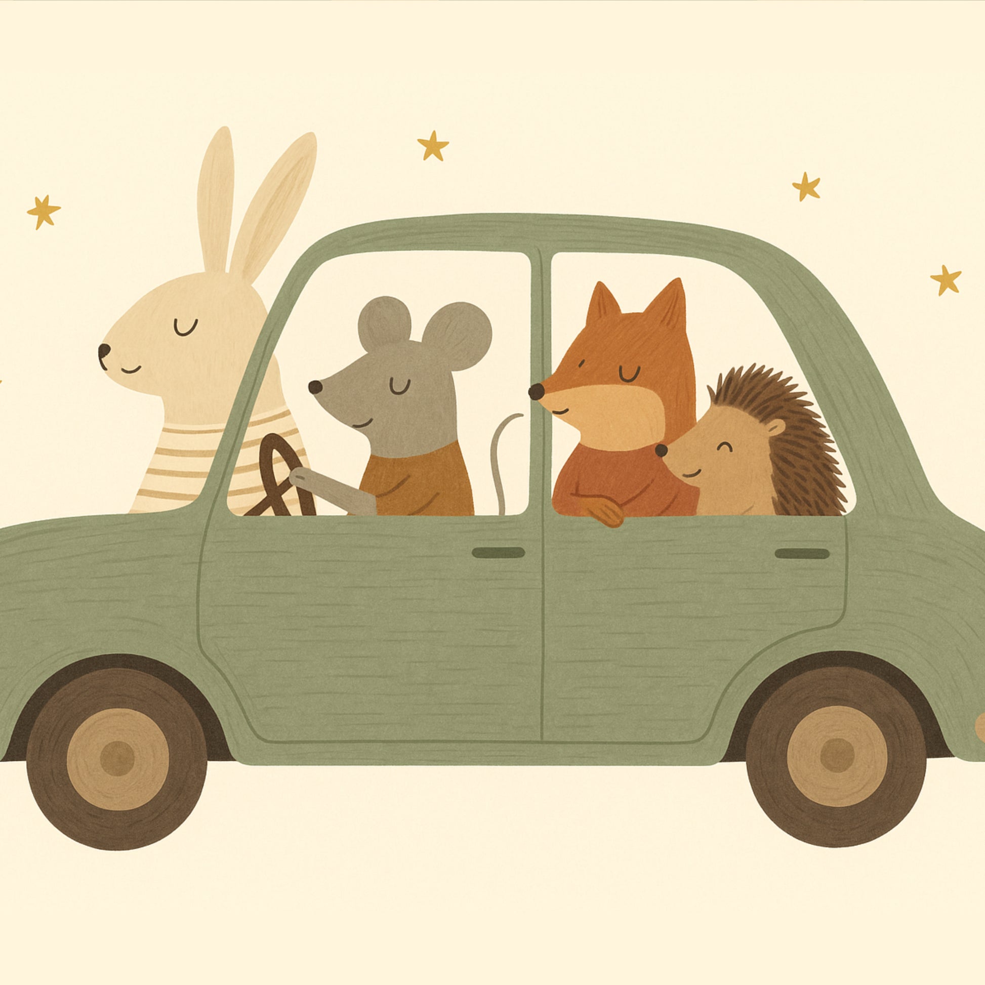 Poster vintage per la cameretta dei bambini