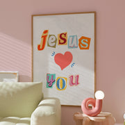 Jesus Loves You - Poster cristiano