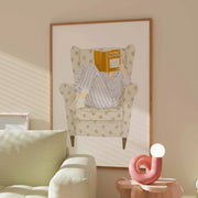 Jane Austen Reading – Bookish Wall Art