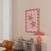 Pink Starfish – Coastal Wall Art