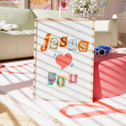 Jesus Loves You - Poster cristiano