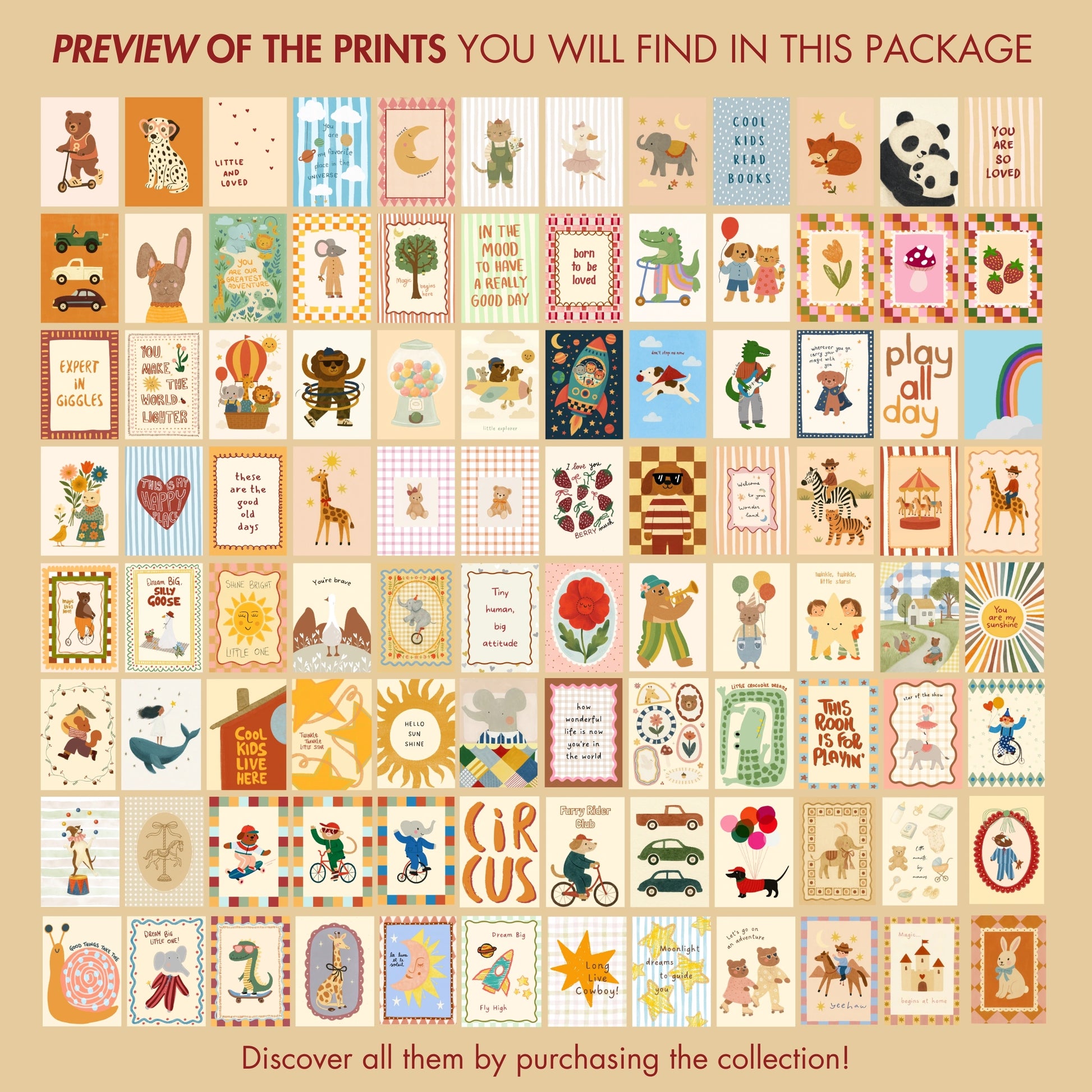 Handmade Nursery Collection Vol 2, over 500 prints