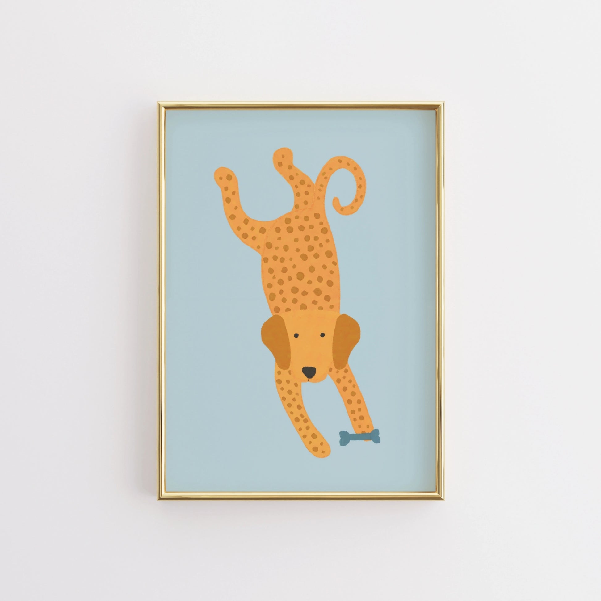 Impression pour chambre d'enfant : chiot et chaton – Décoration murale animalière mignonne pour enfants