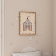 Pastel Circus Tent – Nursery & Kids Wall Art