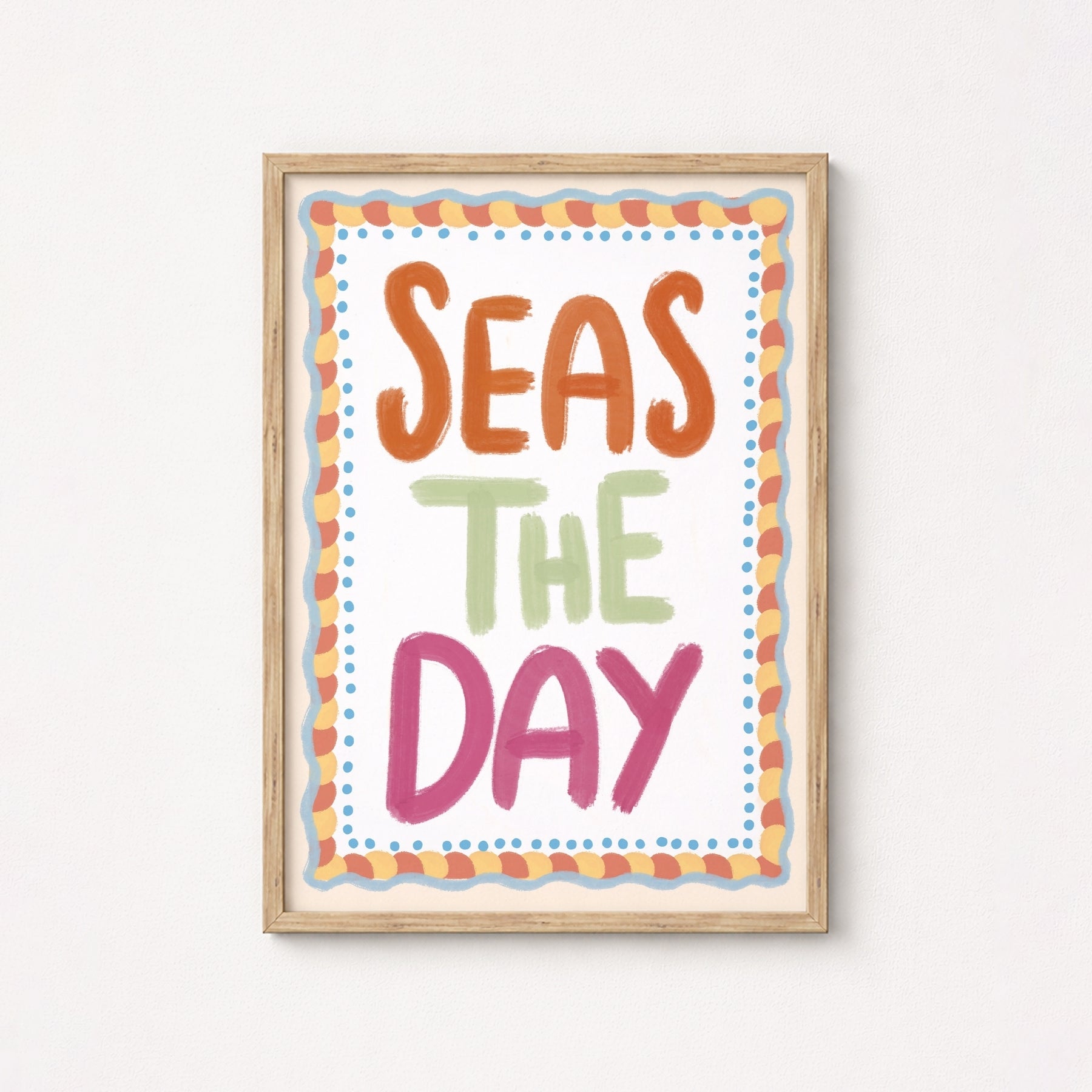 Trendy Coastal Quote Print, Coastal Wall Decor
