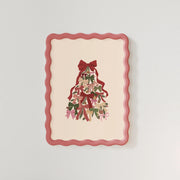 Christmas Bow Tree – Christmas Wall Art